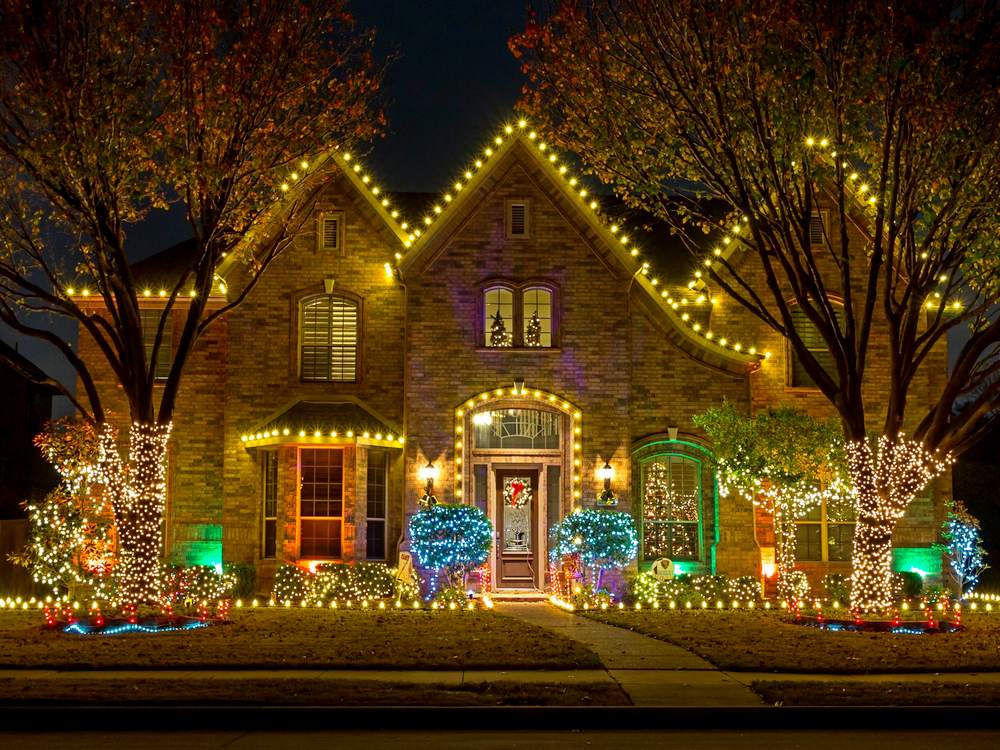 Professional Christmas Light Installations in Kansas City